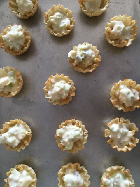 Brie Leek Tartlets