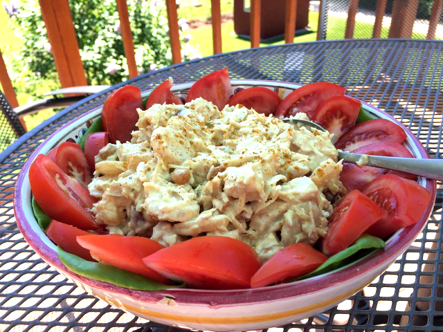Chicken, Fruit and Curry Salad