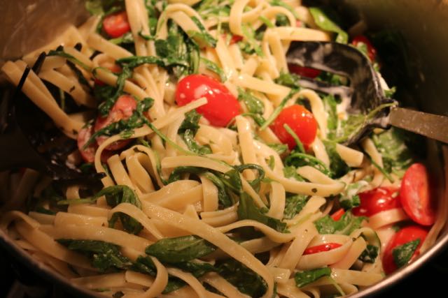 Stir until cheese is melted.