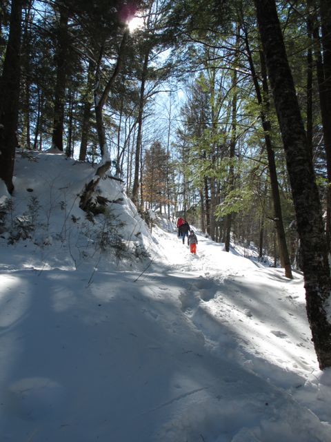 Playing in the snow!