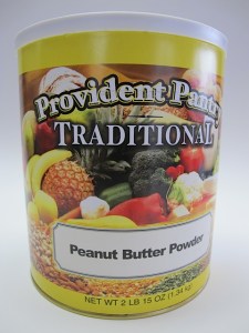 Provident Pantry, peanut butter powder