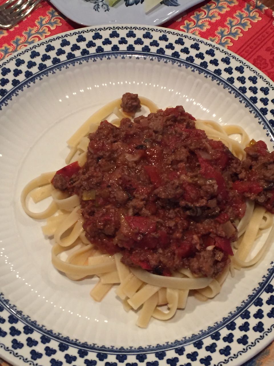 Fire-Roasted Bolognese Sauce