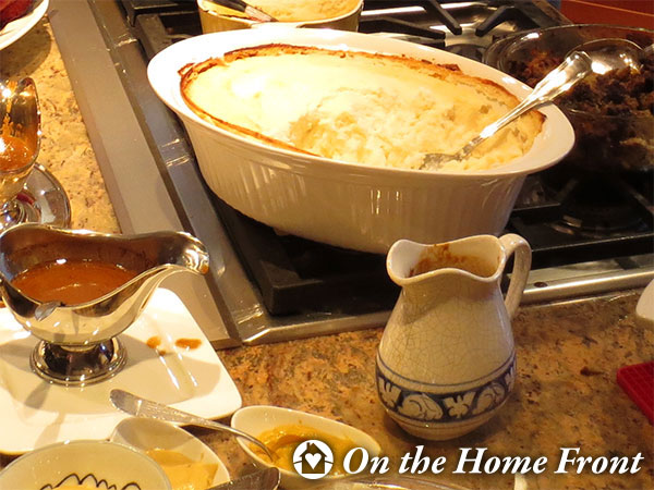 On The Home Front Best Ever Mashed Potatoes recipe box, prudent living