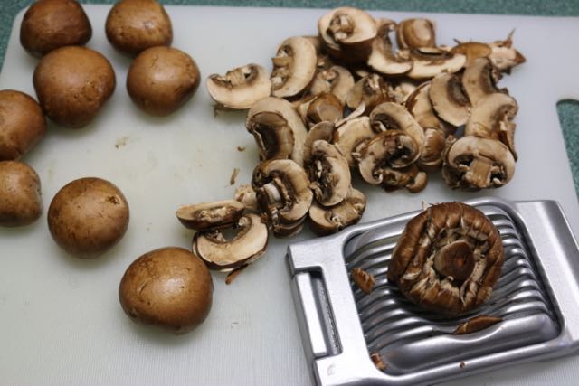 Sliced Mushrooms