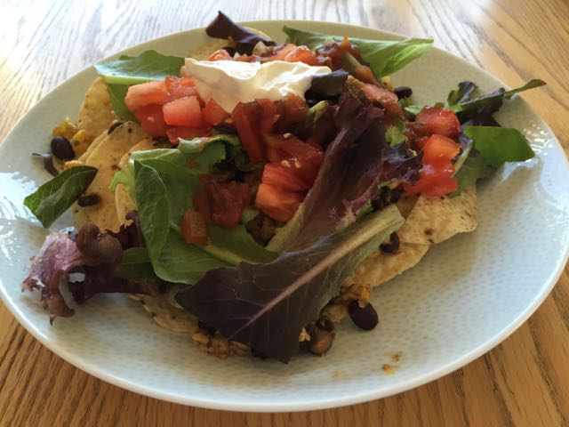 All Veggie Nachos