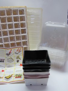 seed starting, gardening, prudent living