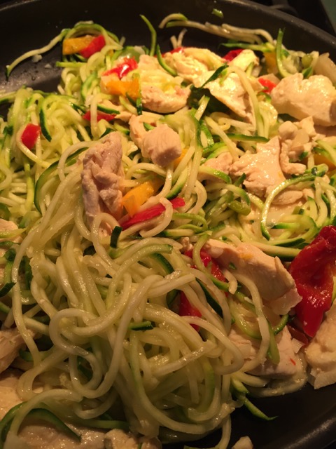 Chicken and Zoodles