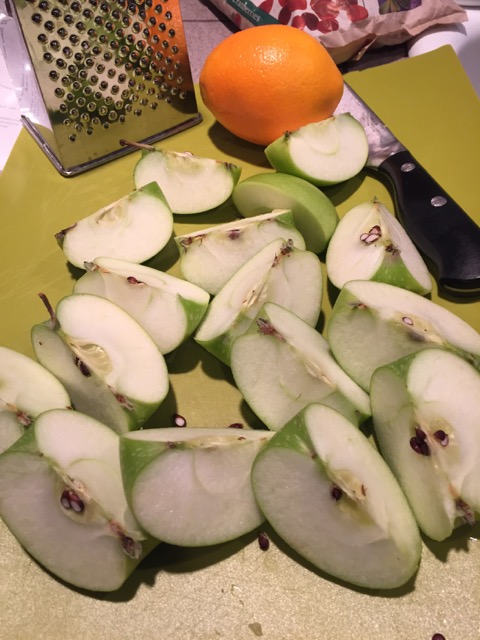 Ingredients for Cranberry Apple Pie