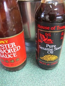Seasoning Sauce oyster sauce, sesame oil