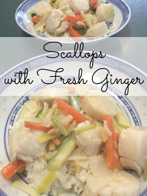 Scallops with Fresh Ginger