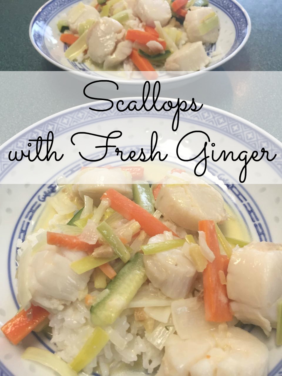 Scallops with Fresh Ginger