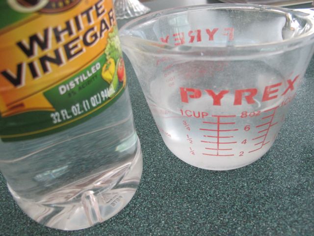 Ingredients for washing fruit.