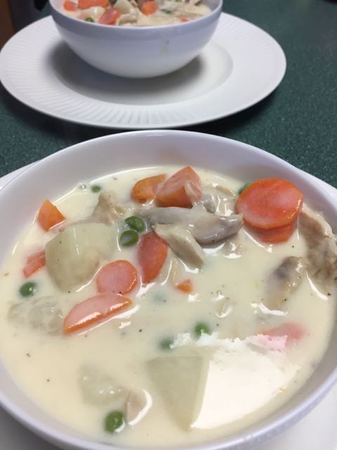 Simple Soups, Chicken Pot Pie soup