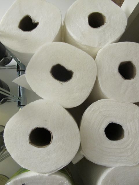 paper towels, emergency supplies