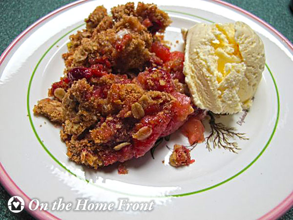 Cranberry Apple Crisp