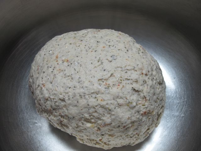 Place dough in a bowl to rise.