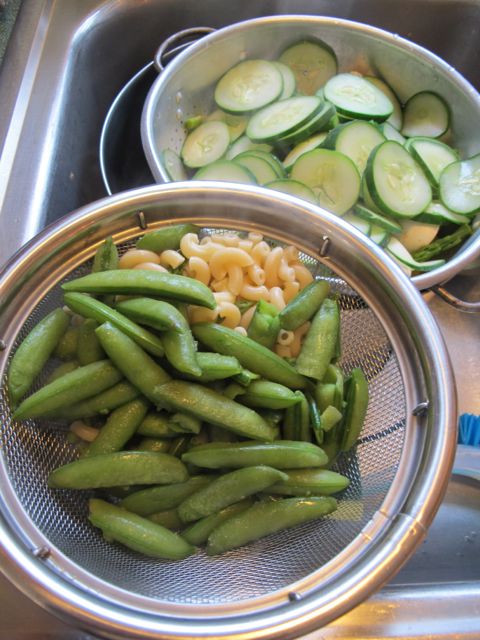 Cook the vegetables separately