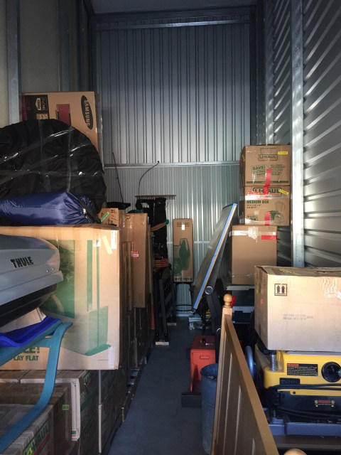 organizing a storage unit