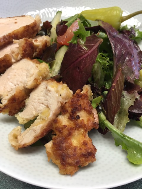 Chicken with Arugula Salad