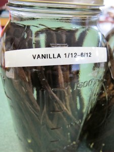 homemade vanilla extract, prudent pantry, frugal tip