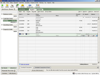 Quicken 2005 Premier Home & Business