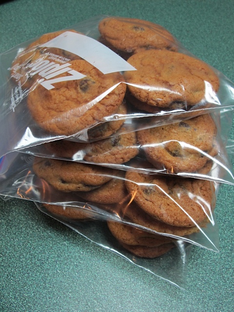 Freeze cookies now to enjoy later. frugal tips, prudent living