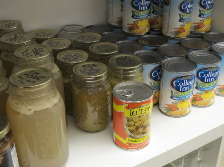 soup, broth, prudent pantry