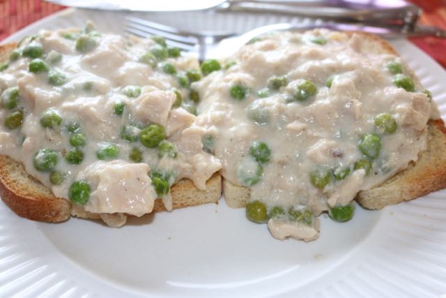 Tunafish and peas
