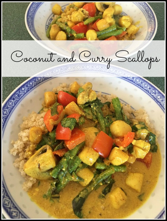 Coconut and Curry Scallops