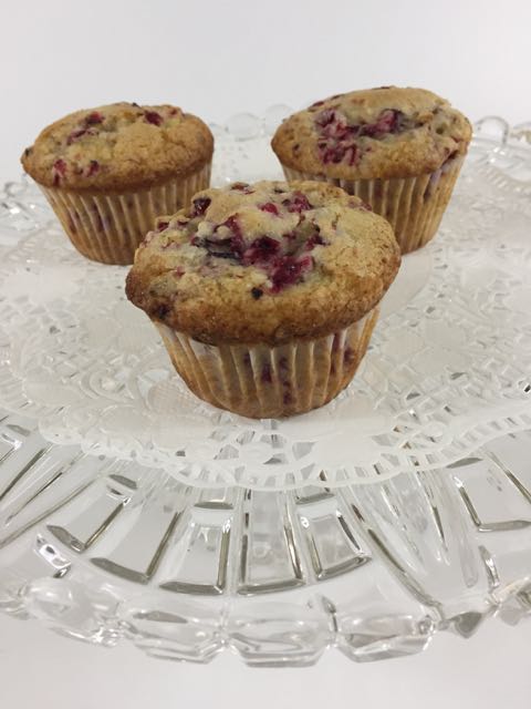 Cranberry Vanilla Muffins 