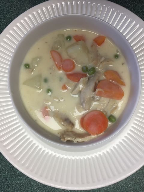 simple soups, Chicken Pot Pie soup