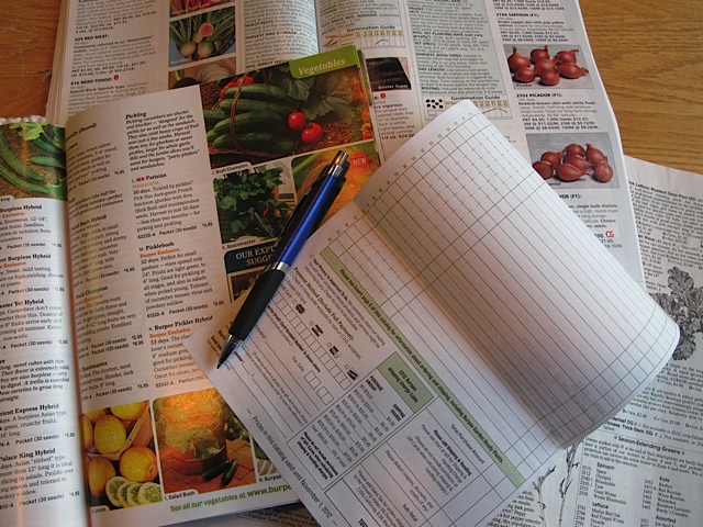 seeds, ordering seeds, vegetable gardening, prudent living