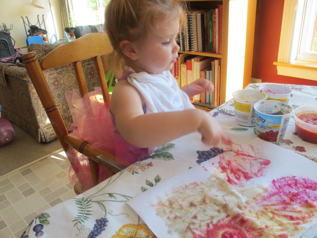 Homemade Finger Paint
