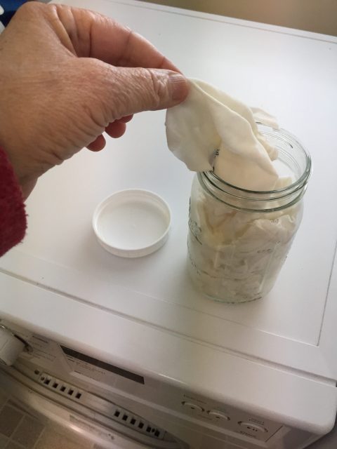 homemade dryer sheets