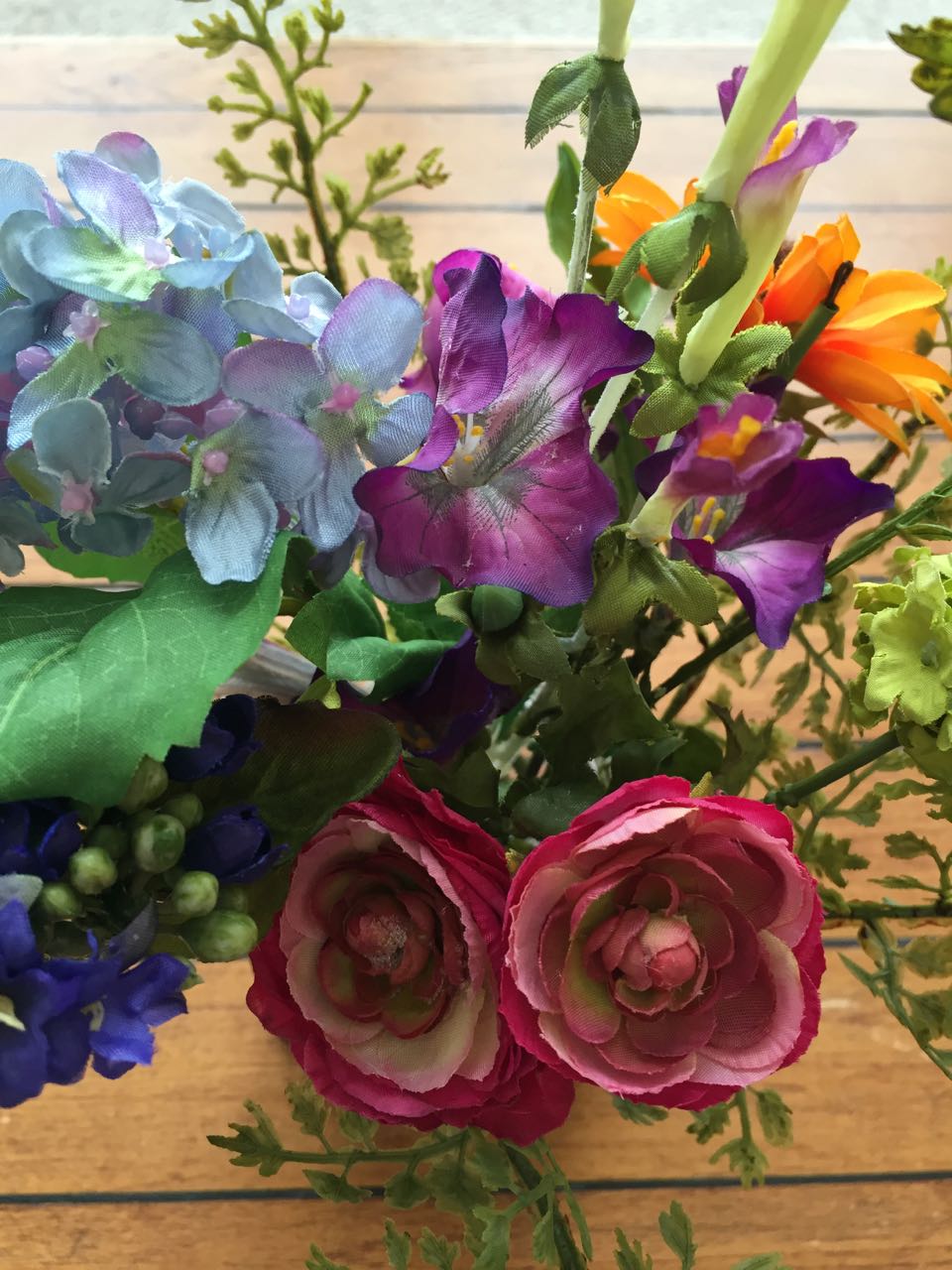 silk flowers