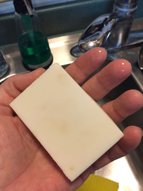 making soap