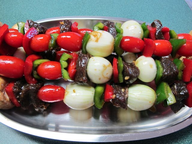 Ready for the grill.