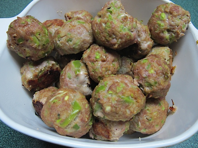eating healthy, asian meatballs, meatballs, homemade