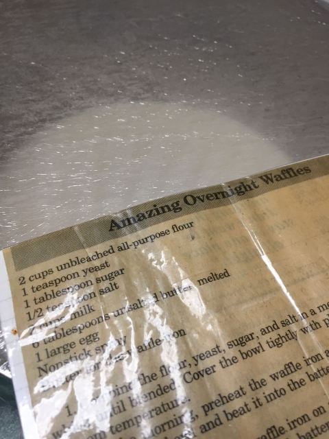 Amazing Overnight Waffles