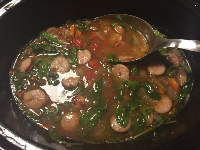 Sausage Lentil soup