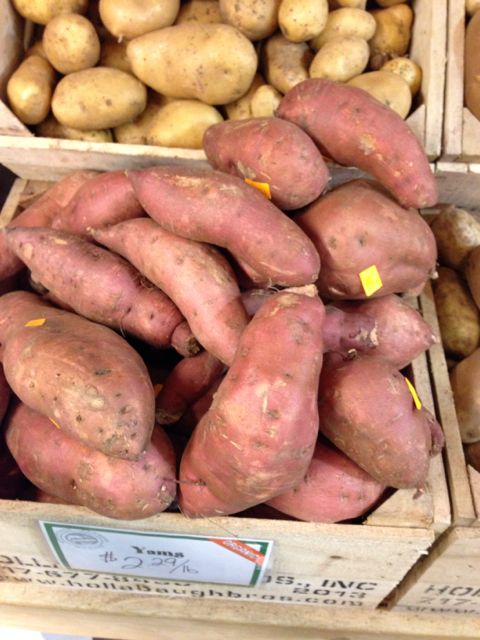yams, sweet, potatoes