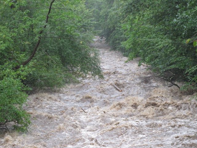 Tropical Storm Irene's impact on the rivers in Vermont.