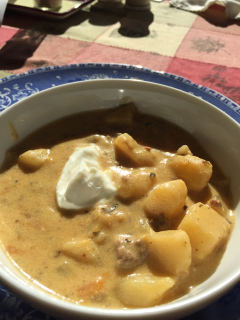 best ever cheeseburger soup