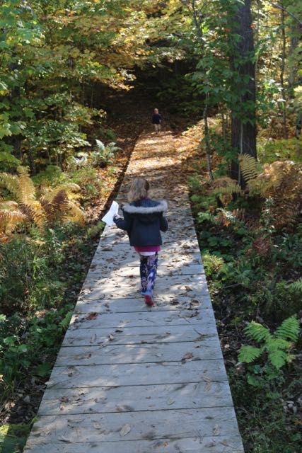 exploring Vermont, grandchildren, Mt Tom