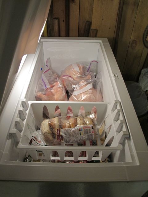 There's room in the freezer!