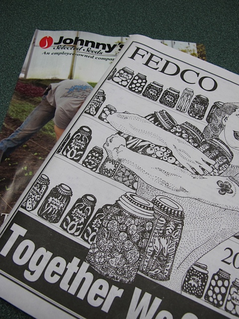 Johnny's Seeds, Fedco Seeds, gardening, vegetables