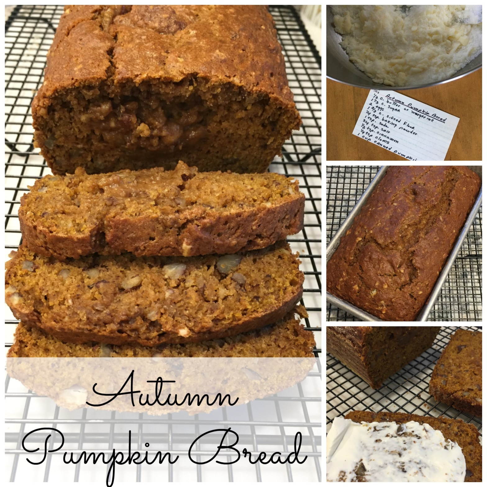 autumn pumpkin bread