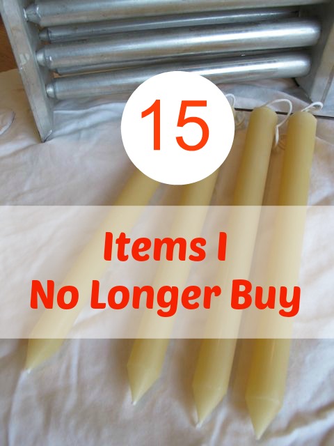 Items I No Longer Buy