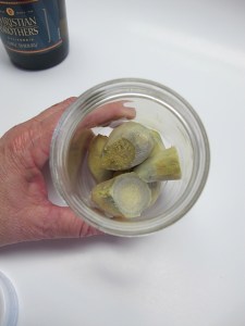 peeled ginger, storing ginger