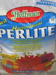 Perlite, soil mixture, gardening